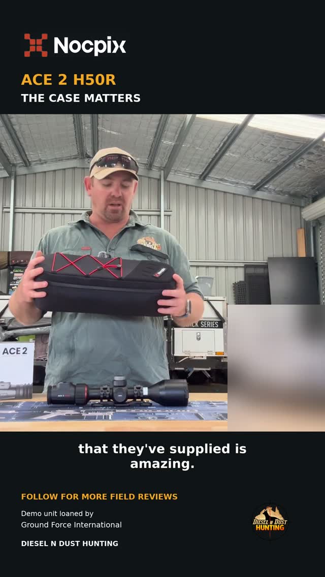 Matt presenting the Nocpix ACE2 H50R carry case and field accessories