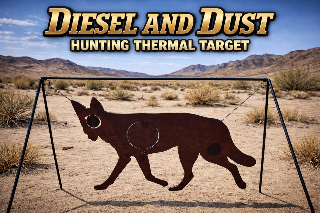 Dog Silhouette Thermal Target