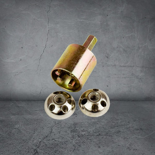 Anti-Theft Lock Nuts 6Mm For Base Mounts