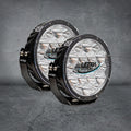 Nitro 140W MAXX 9" LED Driving Light Pair – Widr – 4500K – Black Rim (Includes Harness & Anti-Theft Nuts)