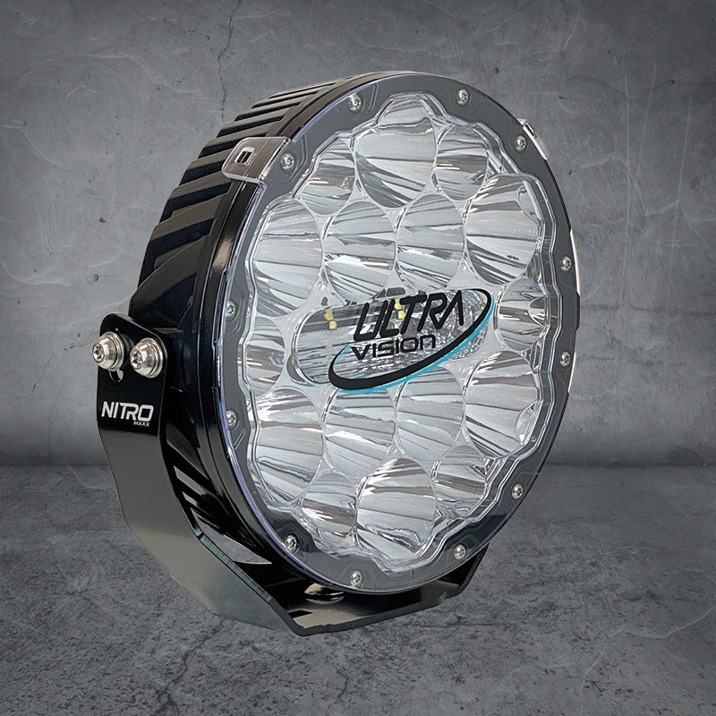 Nitro 180W MAXX 9" Clear Lens Cover With Ultra Vision Logo