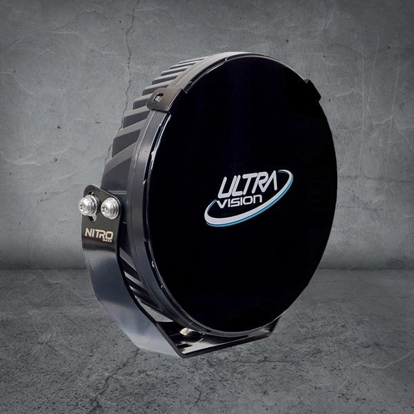 Nitro 140W MAXX 9" Black Lens Cover With Ultra Vision Logo