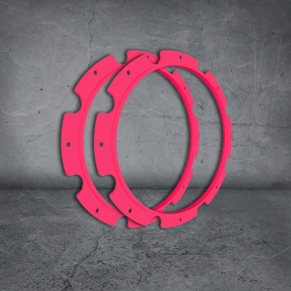 Raptor 70 Driving Light Rim Kit Pink Includes Allen Key And Screws