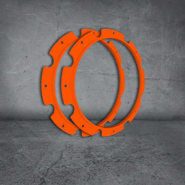 Raptor 70 Driving Light Rim Kit Orange Includes Allen Key And Screws