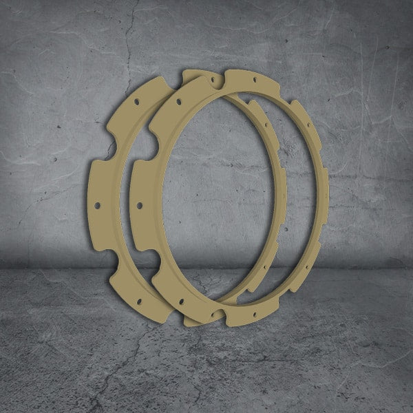 Raptor 70 Driving Light Rim Kit Sandy Includes Allen Key And Screws