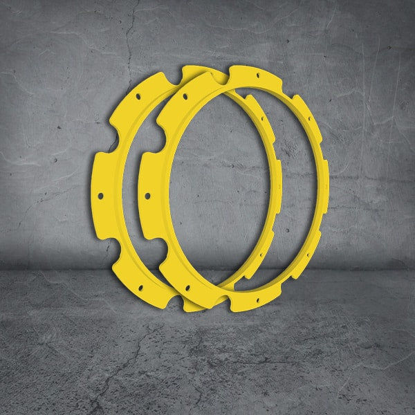 Raptor 70 Driving Light Rim Kit Yellow Includes Allen Key And Screws