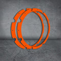 Raptor 120 Driving Light Rim Kit Orange Includes Allen Key And Screws