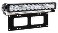Black Number Plate Bracket For Nitro MAXX 18-Inch 70W LED Single Row Light Bar (Bracket Only)