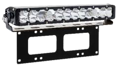 Black Number Plate Bracket For Nitro MAXX 18-Inch 70W LED Single Row Light Bar (Bracket Only)