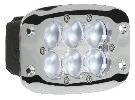 ATOM 25 LED Work Lamp – Euro Beam – 5700K – Chrome Recessed Rim